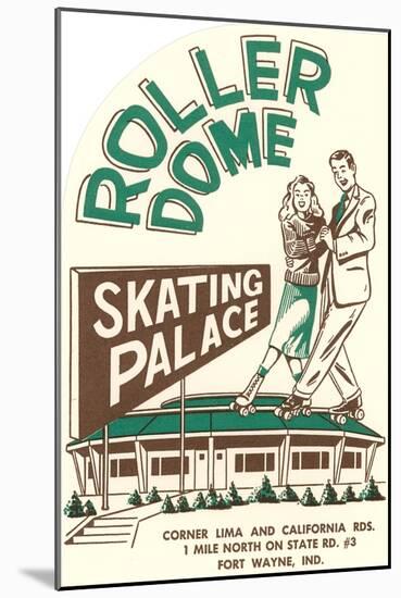 Ad for Roller Dome-null-Mounted Art Print