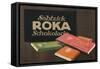 Ad for Sobfzick Roka Chocolate-null-Framed Stretched Canvas