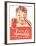 Ad for Sparkle Soft Drink-null-Framed Art Print