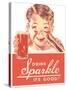 Ad for Sparkle Soft Drink-null-Stretched Canvas