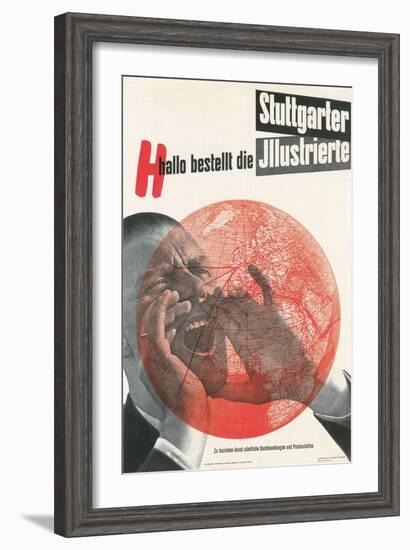 Ad for Stuttgart Magazine-null-Framed Art Print