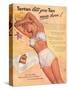 Ad for Sun Tan Lotion-null-Stretched Canvas