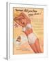 Ad for Sun Tan Lotion-null-Framed Art Print