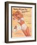 Ad for Sun Tan Lotion-null-Framed Art Print