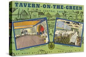 Ad for Tavern on the Green, New York City-null-Stretched Canvas