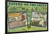 Ad for Tavern on the Green, New York City-null-Framed Art Print