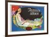 Ad for Tennis Shoes-null-Framed Premium Giclee Print