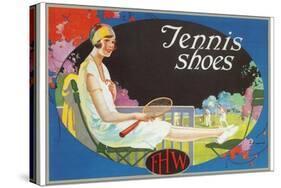 Ad for Tennis Shoes-null-Stretched Canvas