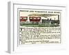 Ad for the Boston and Worcester Railroad, Early 1800s-null-Framed Giclee Print