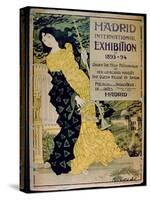 Ad for the 'Madrid International Exhibition of 1893-94' at the Palace of Industry and Arts-Spanish School-Stretched Canvas