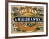 Ad for the New York Sun, a Weekly Newspaper, c.1880-null-Framed Giclee Print