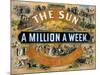 Ad for the New York Sun, a Weekly Newspaper, c.1880-null-Mounted Giclee Print