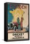 Ad for Twenties Citroen-null-Framed Stretched Canvas