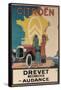 Ad for Twenties Citroen-null-Framed Stretched Canvas