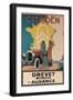 Ad for Twenties Citroen-null-Framed Art Print