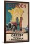 Ad for Twenties Citroen-null-Framed Art Print