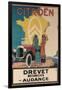 Ad for Twenties Citroen-null-Framed Art Print