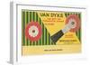 Ad for Van Dyke Eraser-null-Framed Art Print