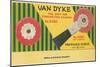 Ad for Van Dyke Eraser-null-Mounted Art Print