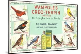 Ad for Wampole's Cough Medicine-null-Mounted Art Print