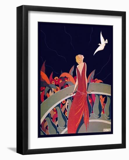 Ad-Vintage Lavoie-Framed Giclee Print