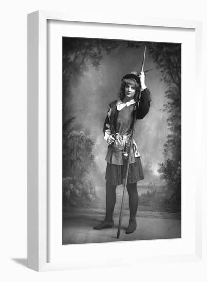 Ada Rehan, Irish-Born American Actress, C1890-W&d Downey-Framed Giclee Print