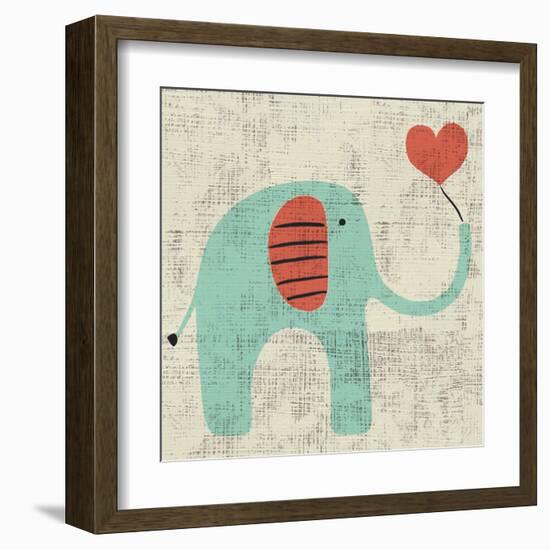 Ada's Elephant-Chariklia Zarris-Framed Art Print