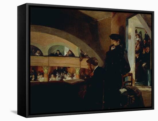 Adagio Appassionato, with Passion, 1904-Albert Maignan-Framed Stretched Canvas