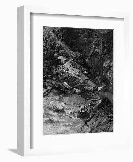 Adalbert Murdered-Alphonse Mucha-Framed Art Print