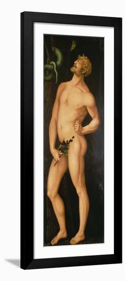 Adam, 1525-Hans Baldung Grien-Framed Premium Giclee Print