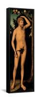 Adam, after 1537-Lucas Cranach the Elder-Framed Stretched Canvas