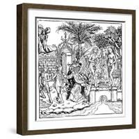 Adam and Eve, 1493-null-Framed Giclee Print