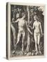 Adam and Eve, 1504-Albrecht Dürer or Duerer-Stretched Canvas