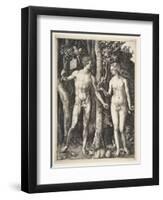 Adam and Eve, 1504-Albrecht Dürer or Duerer-Framed Giclee Print