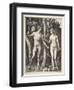 Adam and Eve, 1504-Albrecht Dürer or Duerer-Framed Giclee Print