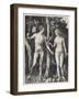 Adam and Eve, 1504-Albrecht Dürer-Framed Giclee Print