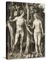 Adam and Eve, 1504-Albrecht Dürer-Stretched Canvas