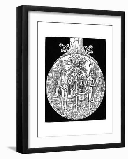 Adam and Eve, 1505-null-Framed Giclee Print