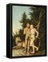 Adam and Eve, 1525-Lucas Cranach the Elder-Framed Stretched Canvas