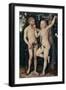 Adam and Eve, 1538-Lucas Cranach Elder-Framed Giclee Print