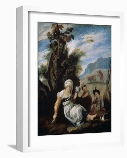 Adam and Eve, 1588-Domenico Fetti-Framed Giclee Print