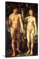 Adam and Eve, 1608-Hendrik Goltzius-Stretched Canvas