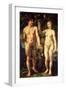 Adam and Eve, 1608-Hendrik Goltzius-Framed Giclee Print