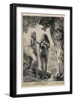 Adam and Eve, 1638-1658-Rembrandt van Rijn-Framed Giclee Print