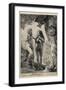 Adam and Eve, 1638-1658-Rembrandt van Rijn-Framed Giclee Print