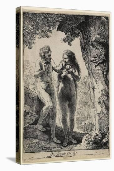 Adam and Eve, 1638-1658-Rembrandt van Rijn-Stretched Canvas