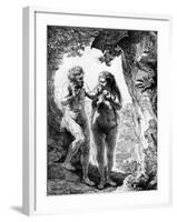 Adam and Eve, 1638-Rembrandt van Rijn-Framed Giclee Print