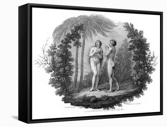 Adam and Eve, 1796-Francesco Bartolozzi-Framed Stretched Canvas