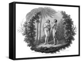 Adam and Eve, 1796-Francesco Bartolozzi-Framed Stretched Canvas