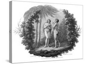 Adam and Eve, 1796-Francesco Bartolozzi-Stretched Canvas